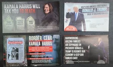 Political Lot Of Mailers Donald Trump And Kamala Harris - 2024 Election ...