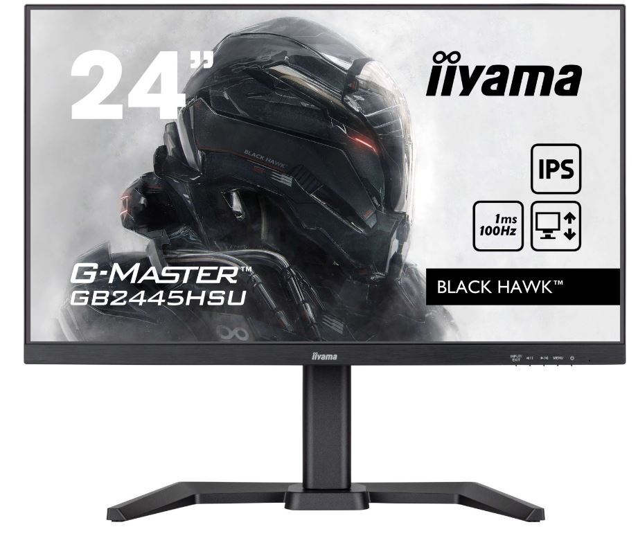 Iiyama G-MASTER GB2445HSU-B2, 60,5 cm (23.8") LED-Monitor - 1920 x 1080 Pixel, F