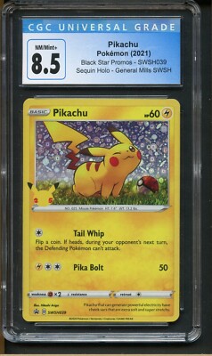 【PSA9】ピカチュウ General Mills 25周年 プロモ ホロ Pokemon Pikachu 2021 General Mills 25th Anniversary Holo Promo