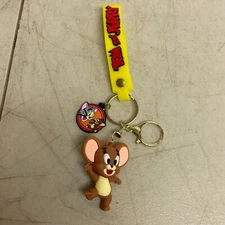 Assorted Silicone Tom And Jerry Keychain Jerry Accessory