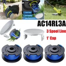 For Ryobi One+ AC14RL3A .065 Line and Spool for Ryobi 18/24/40V Trimmer with Cap