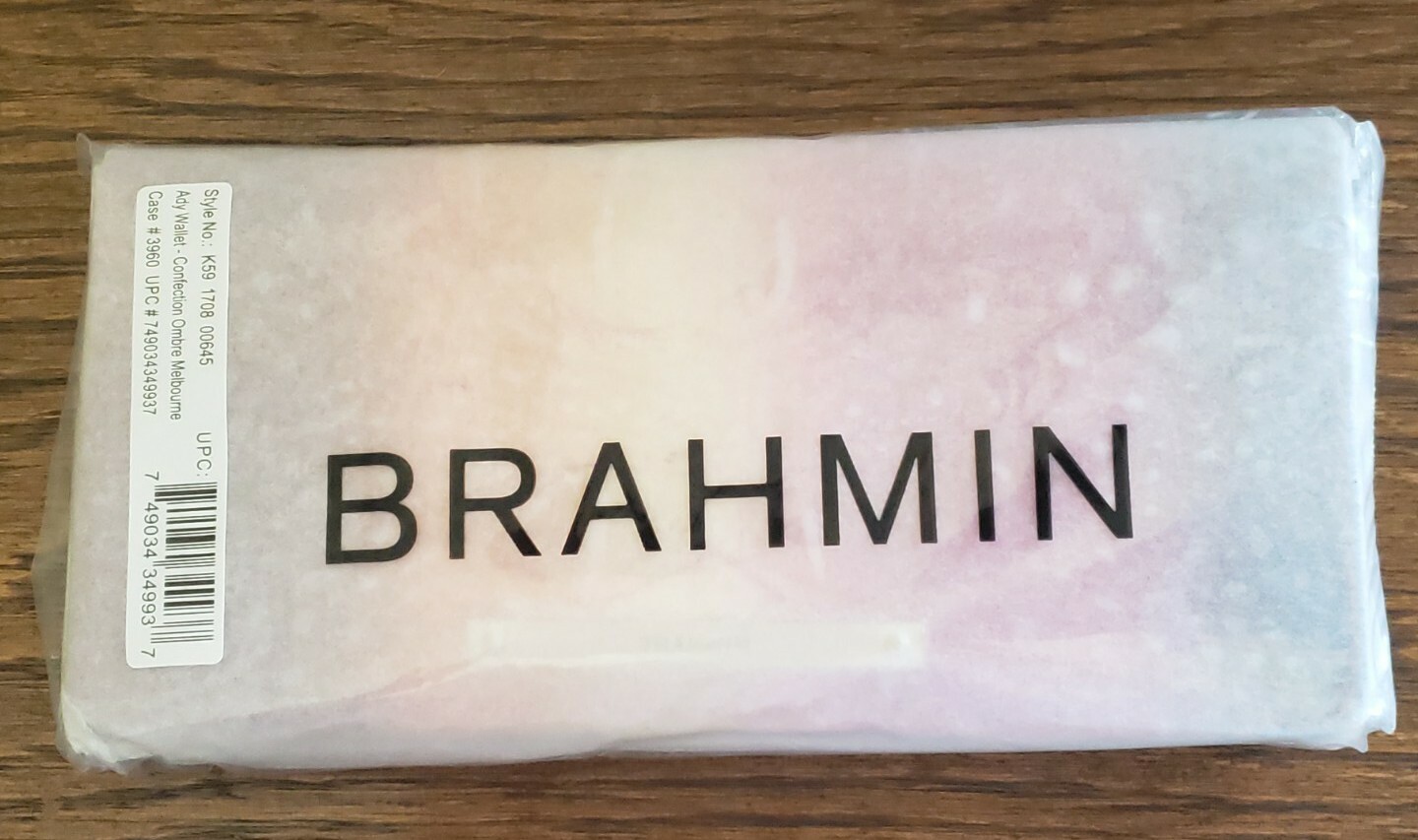 BRAHMIN Confection Ady Bi-Fold Wallet Rainbow Multi Colored Leather NWT SOLD OUT image 6