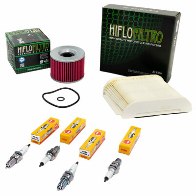 Wartung Set für Yamaha FJ 1200 1XJ 3CW 3YA 86-97 Luftfilter Ölfilter Zündkerzen