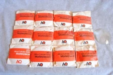 12 american optical glass vintage eyeglass lens blanks uncut nos 65mm