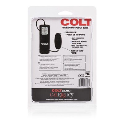 Colt Waterproof Power Bullet - Clitoral Anal Egg Vibrator Vibe Sex Toy