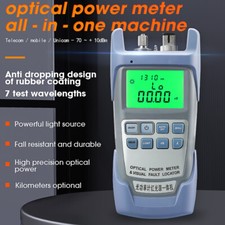 AUA-9A Optical Power Meter with Visual Fault Locator Optic Fiber Tester VFL 30MW
