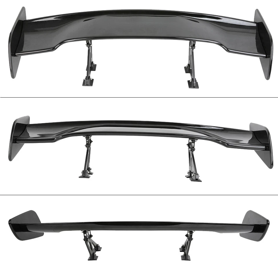 Para Hyundai Sonata GLS GT Estilo 45" Negro Alerón Trasero Labio Techo Ala Trasera Foto 3 de 4