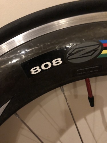 zipp 808 rim brake wheelset - Picture 2 of 4