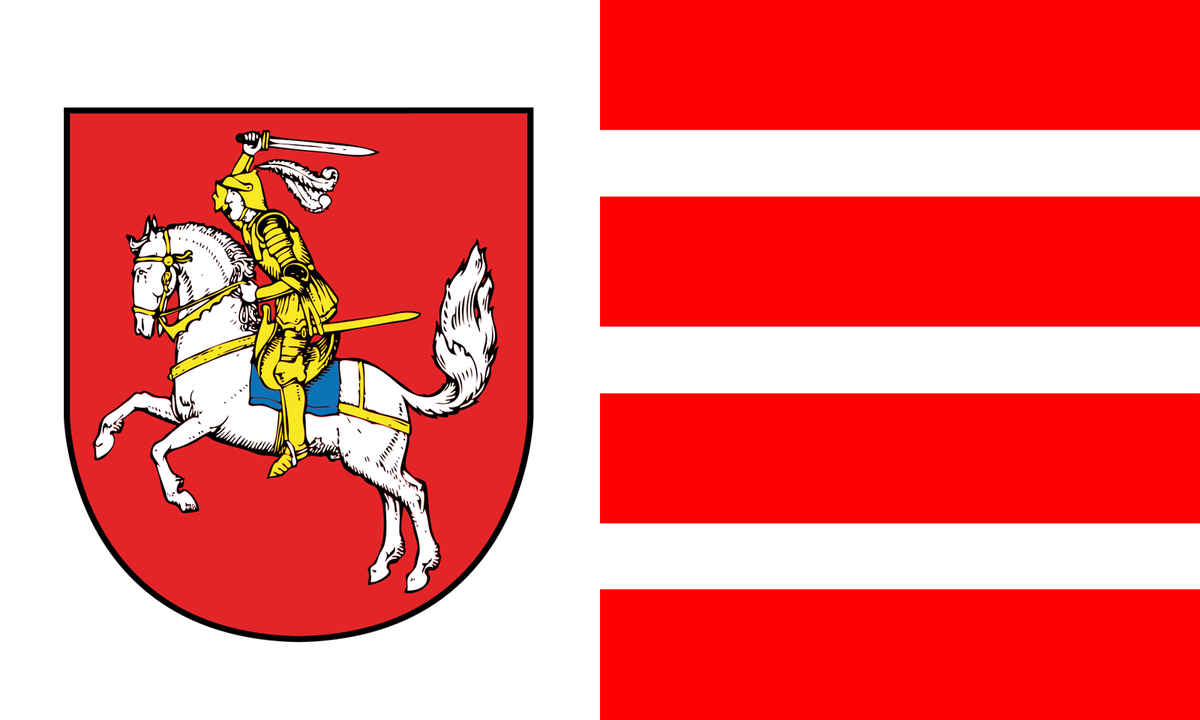 Schleswig-Holstein Flagge – 90 X 150 Cm, 100% Polyester, Doppelt Umsäumt, Mit 2 Messingösen