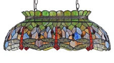 Tiffany Style Stained Glass Pool Game Table Ceiling Dining Pendant Dragonfly NEW