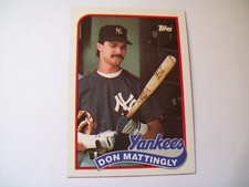 DON MATTINGLY 1989 TOPPS #700 NEW YORK YANKEES NY MLB BASEBALL