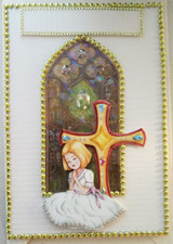 edle Karte + Basteln +++ ZUR KOMMUNION +++ ZUR KONFIRMATION +++ TAUFE ++ Karte 6