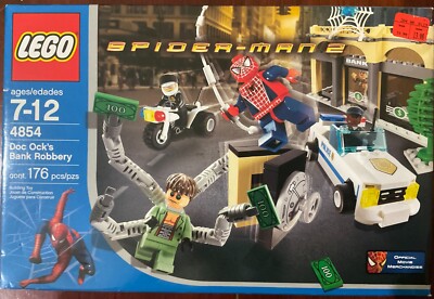 LEGO 4854 - Spider-Man - Doc Ock's Bank Robbery - 2004 - NEW | eBay