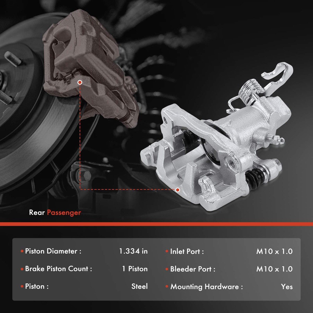 専用ページMサイズ Front Right Disc Brake Caliper for Mercedes-Benz W202 C280