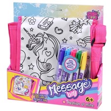 Tasche zum Selberbemalen Unicorn Stifte 5 St&uuml;ck JO