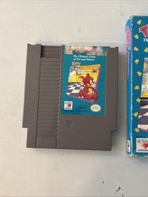 Tom & Jerry The Ultimate Game of Cat and Mouse NES Blockbuster Copy Game & Box