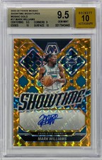 2023-24 Panini Mosaic Showtime Mark Williams /10 Gold Autograph BGS 9.5 Auto 10