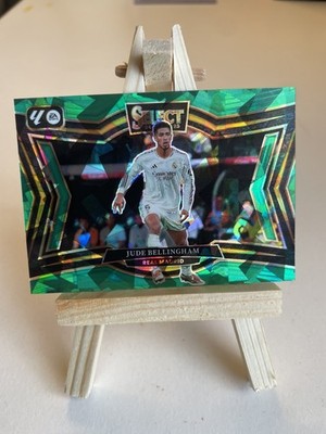 Jude Bellingham 2024-25 Panini Select La Liga Green Cracked Ice Prizm SSP NRMT+