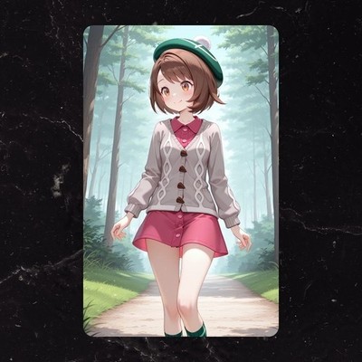 Waifu Card Doujin Dual Sided Anime Goddess Plastic Card