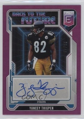 2025 Panini Donruss Elite Purple 16/49 Yancey Thigpen #BFS-YTN Auto 9r9