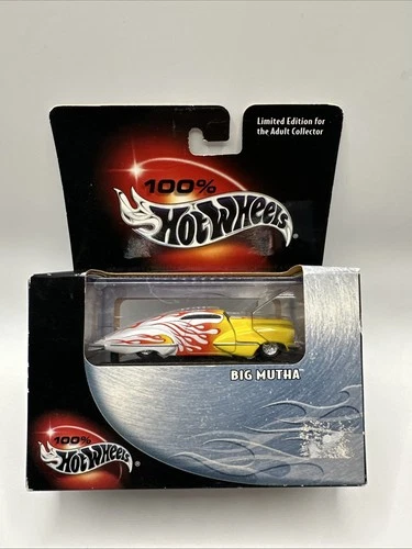 VINTAGE 100% HOT WHEELS 2002 BLACK BOX#9 BIG MUTHA NIB Adjustable Base Must Have