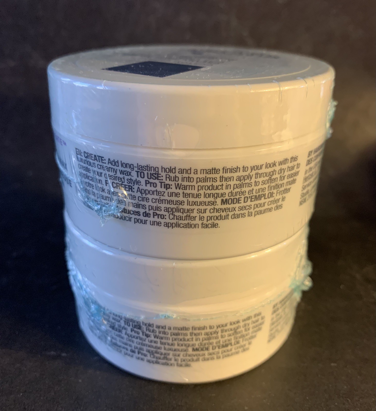 2 X TIGI Copyright Custom Create  Creamy Finishing Wax 1.94 Oz Each, New, Sealed