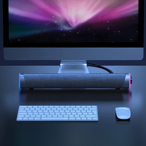 Household Dual Speaker Sound Bar Music Player Soundbar for Computer Tablet - 第 3/12 張圖片