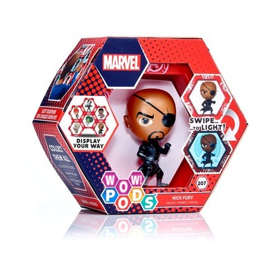 Wow! PODS Marvel Avengers Collection - Nick Fury   Superhero Toys Light-Up Bobbl
