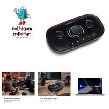 Vocaster Two Podcasting Interface for Recording Host and Guest. 2 Mic Input...