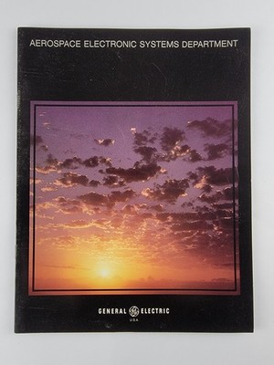 1980s Vintage Aerospace Electronic Systems Department Brochure General Electric