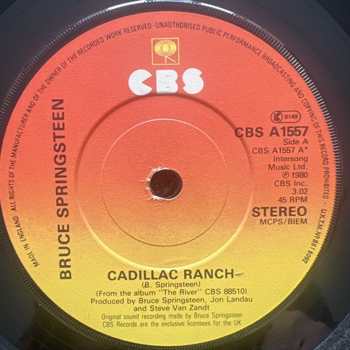 Bruce Springsteen – Cadillac Ranch 7'' Vinyl 1981 CLEANED/TESTED VG+ VIDEO CLIP - Picture 4 of 8