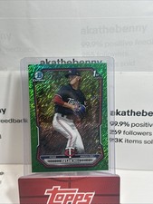 2026 Bowman Chrome Dasan Hill #bcp-88 1st Bowman Green Shimmer Refractor /99