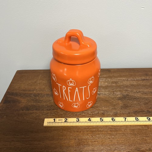 Rae Dunn Orange Halloween LECKEREIEN Kanister, 2023 Release, Halloween, Candy Shop, - Bild 10 von 10