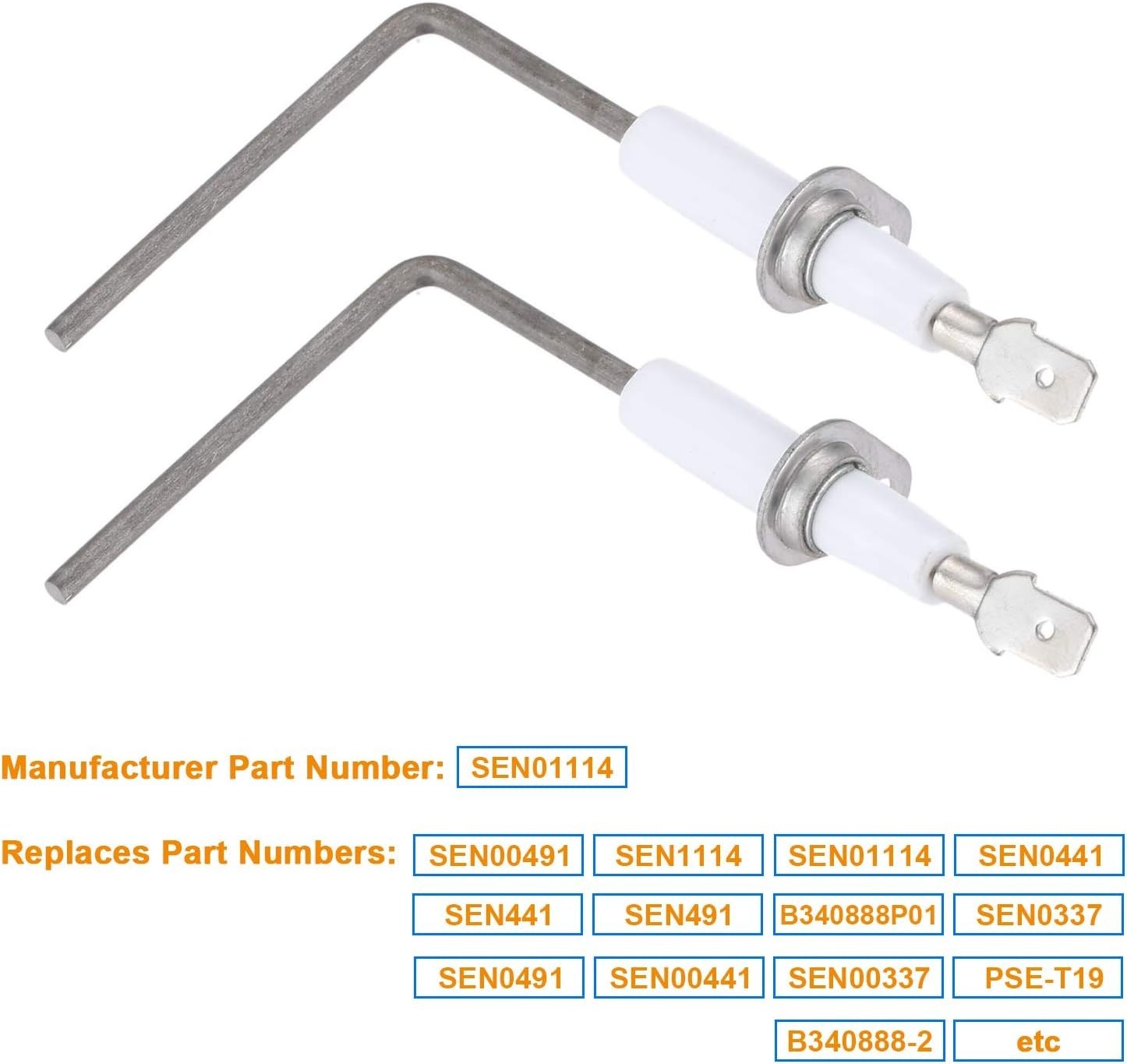 SEN01114 Furnace Flame Sensor Replacement for Trane American Standard Furnace Fl