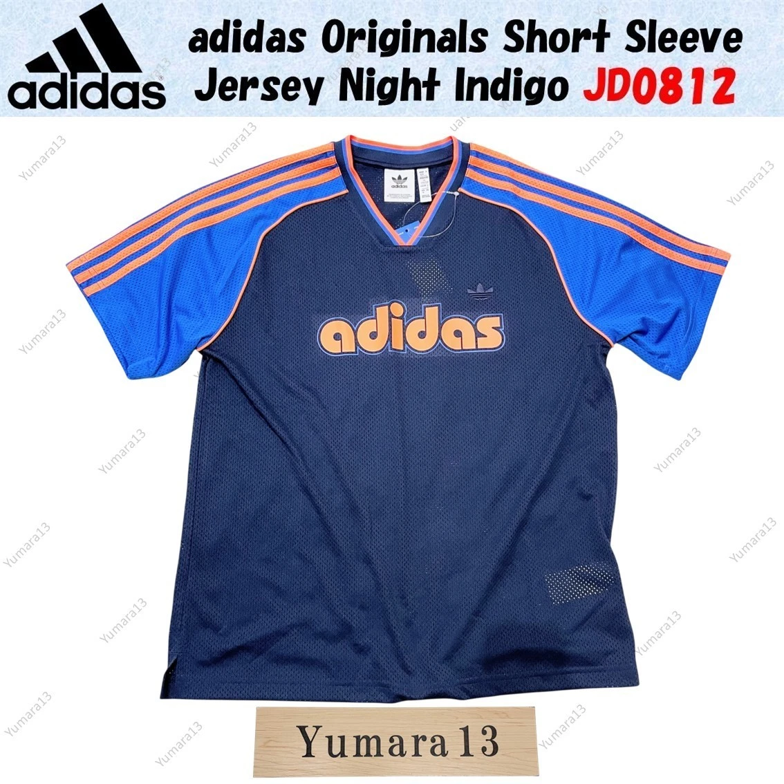 adidas Originals Short Sleeve Jersey Night Indigo JD0812 Japan Size