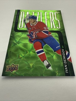 2025-26 Upper Deck Series 1 Dazzlers Green #DZ-18 Ivan Demidov (RC