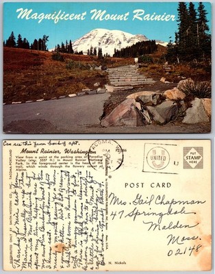 Mount Rainier WA Postcard