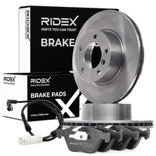 RIDEX Bremsenset Vorne Bremsscheiben Beläge für BMW 3 Touring (E91) 3 Limousine