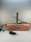 VTG Pink/Peach SHARP QT-50(P) AM/FM Stereo Radio Cassette, STRANGER THINGS