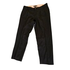 Banana Republic Ryan Fit Wool Dress Pants Black Size 2 Lined Trouser Career