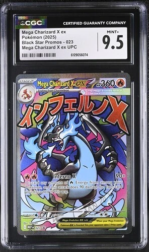 Mega Charizard X EX *CGC 9.5* Full Art *Phantasmal Flames UPC Promo* #23*Pokemon