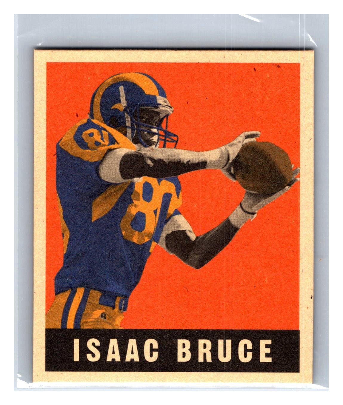 Isaac Bruce 1997 Leaf Reproductions Promo #11 St. Louis Rams