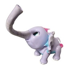 Spin Master Juno My Baby Elephant Sounds Talks burps Interactive Toy Works