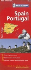 Michelin Spain & Portugal Map 734 by Michelin (English) Folded Book