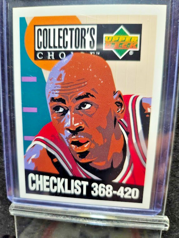 Michael Jordan 1994 Upper Deck collector's choice #420 Checklist