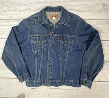 Vintage Levi's Trucker Jacket Type 3 III 70505-0217 Denim Jean USA Size 42