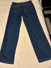 VTG 80s Calvin Klein Jeans High Rise Straight Leg Denim Size 34 Made In USA