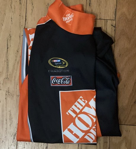 Home Depot NASCAR Tony Stewart Children's Kids Youth Race Suit Outfit - Size L - Picture 16 of 16