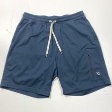 Vuori Sunday Performance 8.5  Shorts Men's M Gym Workout Zipper Back Pockets