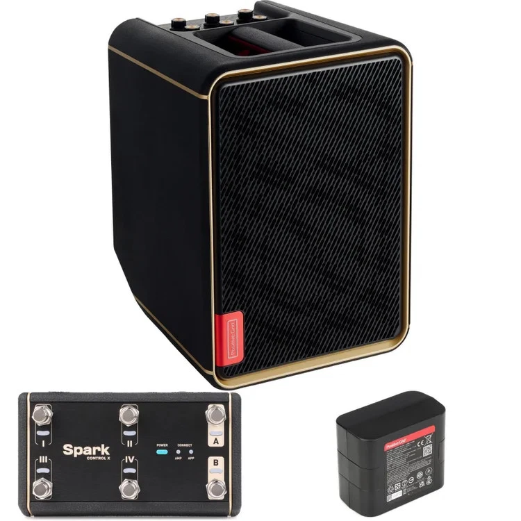 Positive Grid Spark Edge 65-watt Combo Amp/PA System with Footswitch and